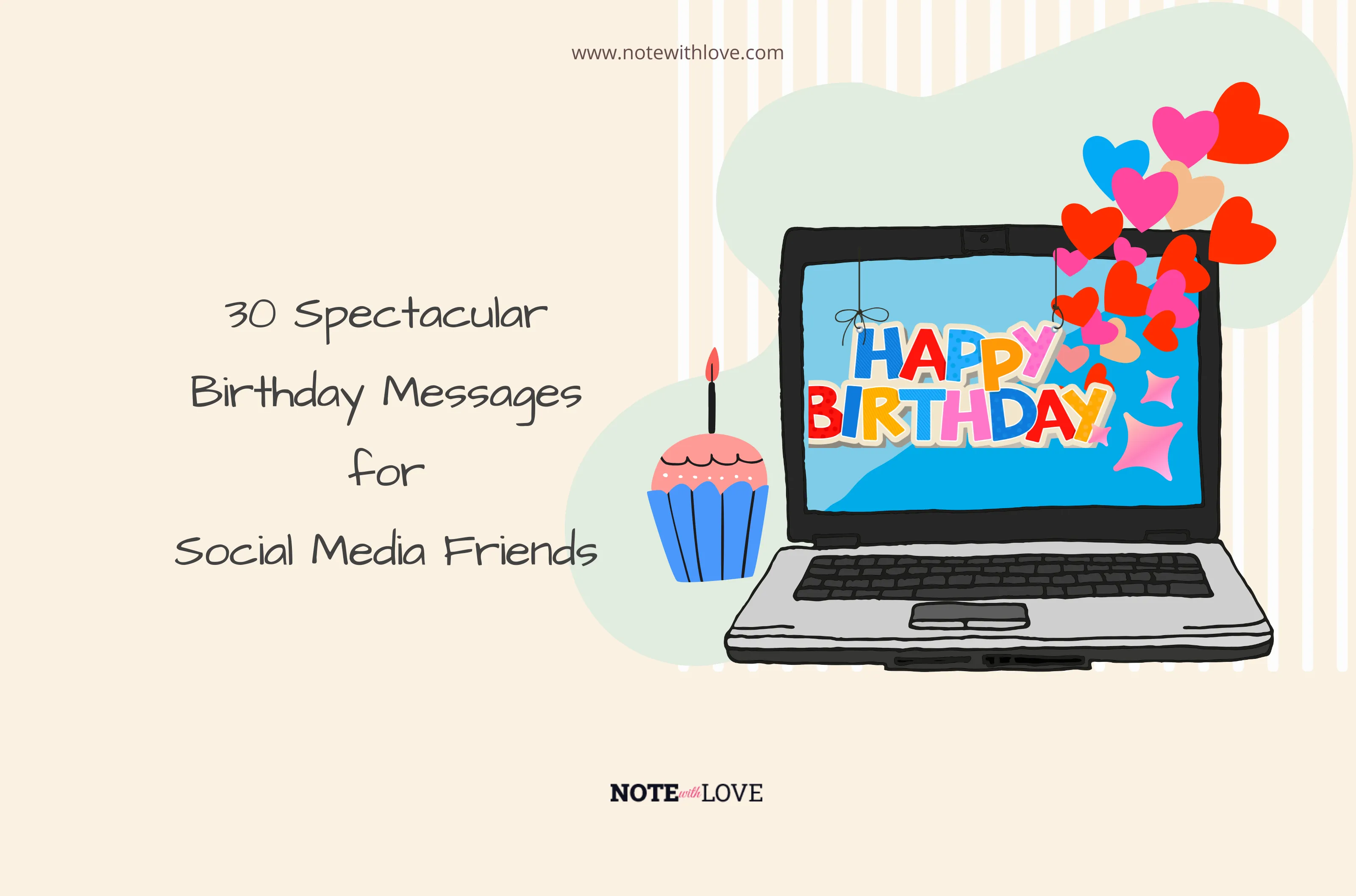 30 Spectacular birthday messages for Social Media Friends