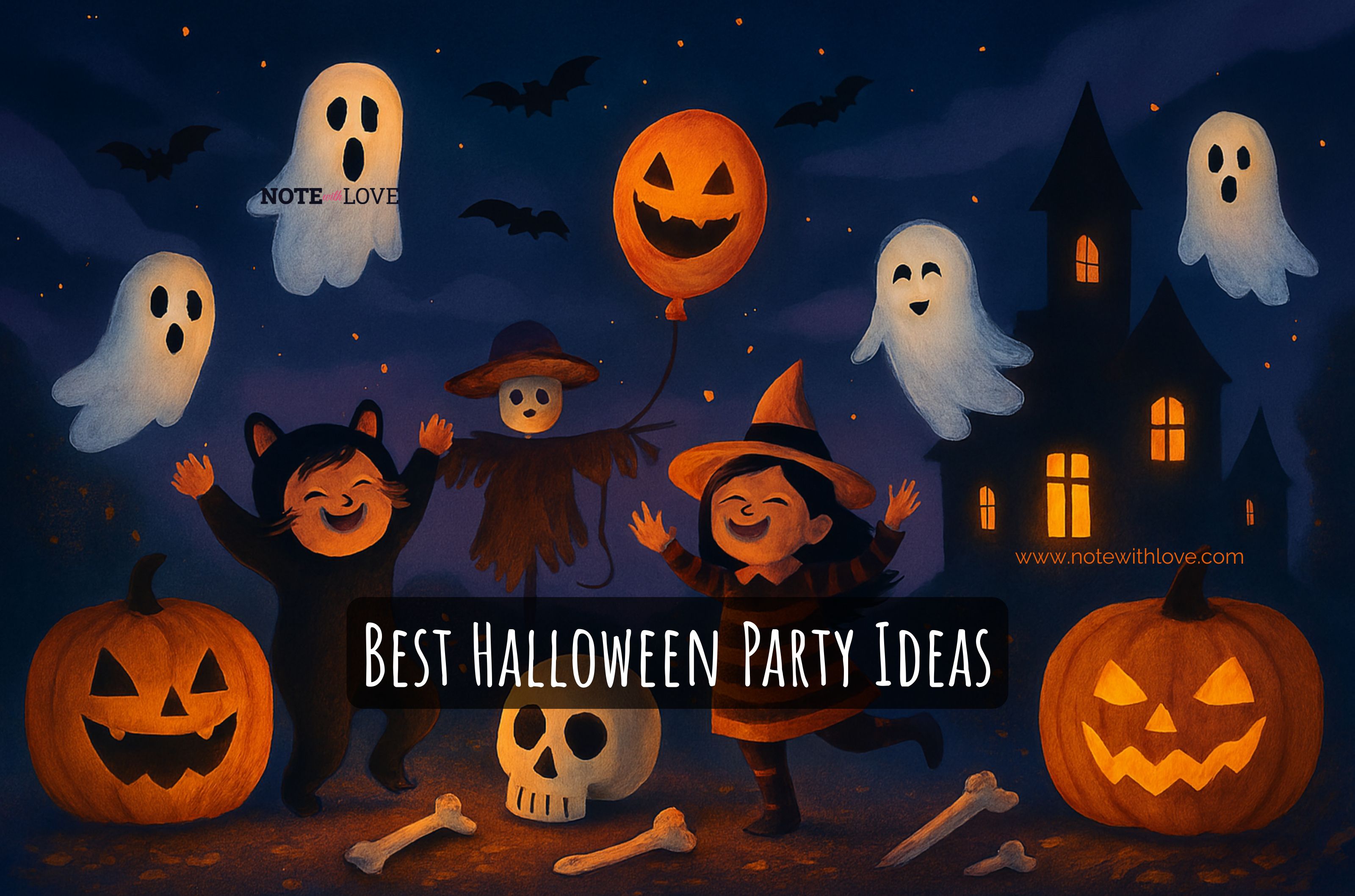 Best Halloween Party Ideas - Themes, Decoration, Games, and More blog header