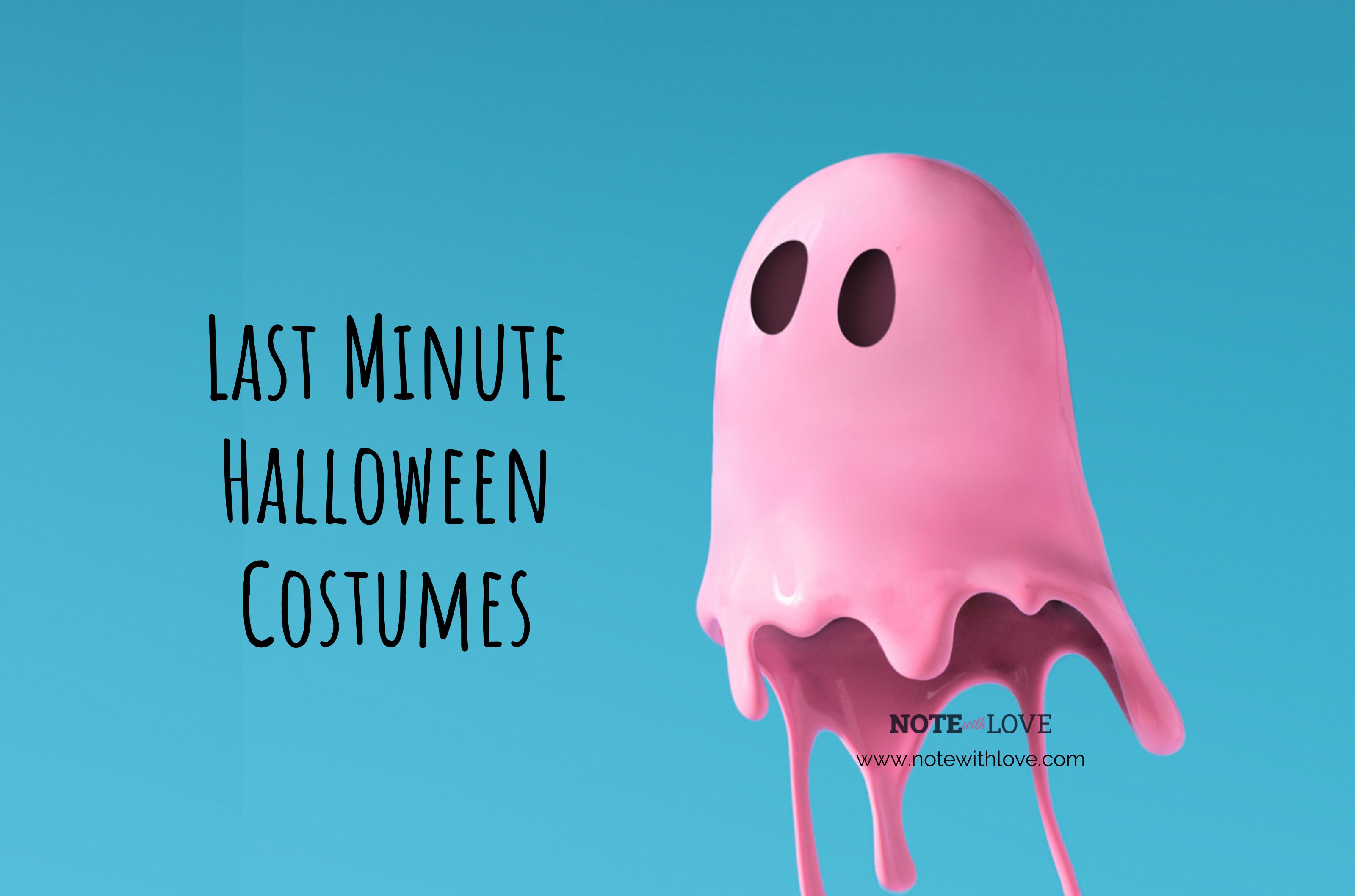 Last Minute Halloween Costumes that you can make at home blog header