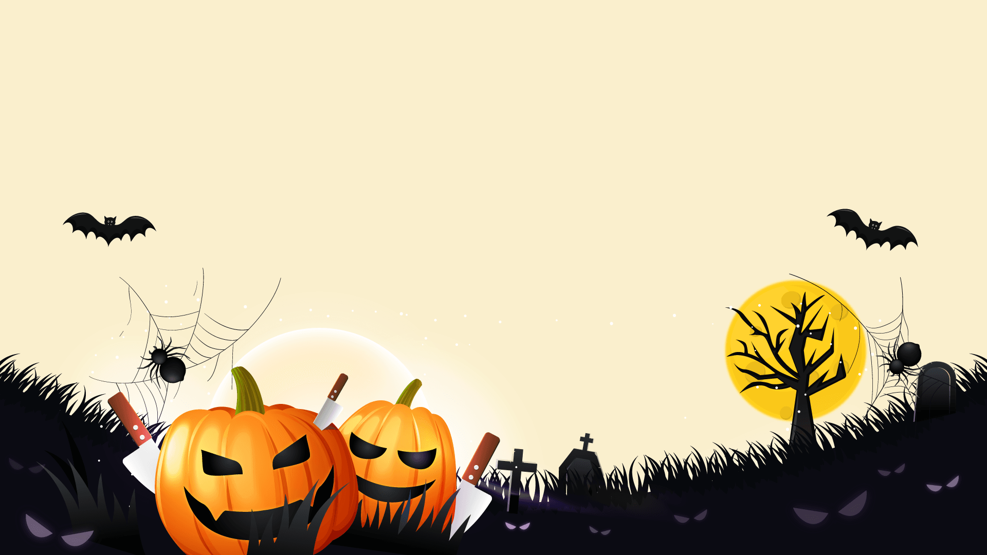 NWL homepage hero section banner for Halloween